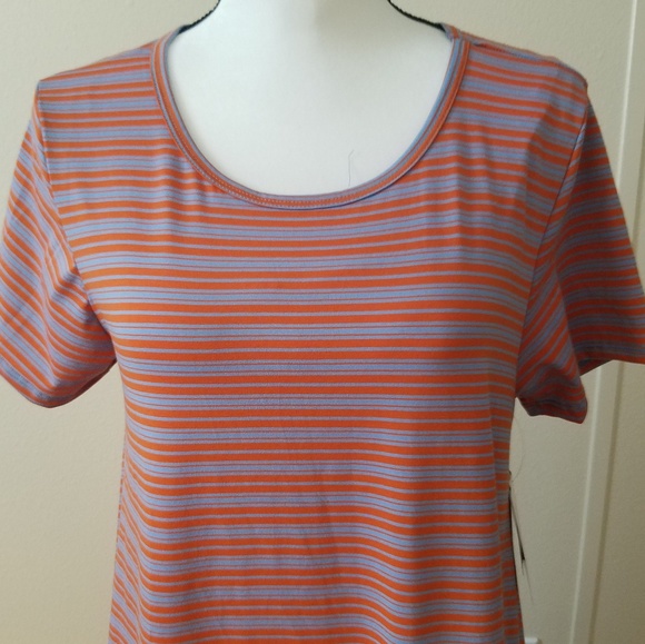 NWT'S Lularoe Striped Carly Dress Medium - Picture 2 of 4